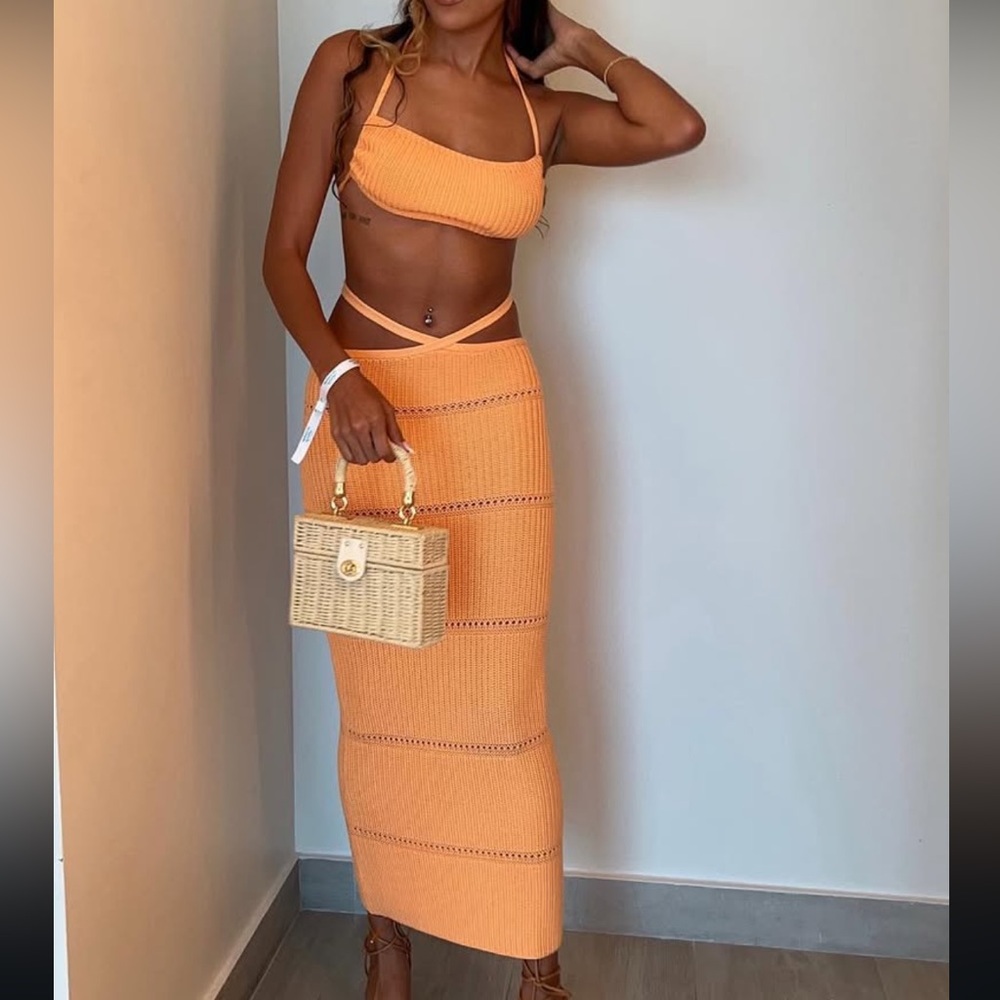 Orange Babyboo knit co-ord